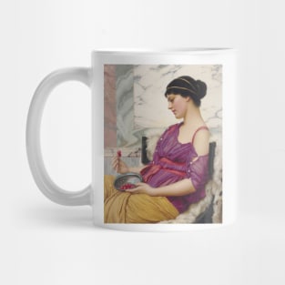 Ismenia by John William Godward Mug